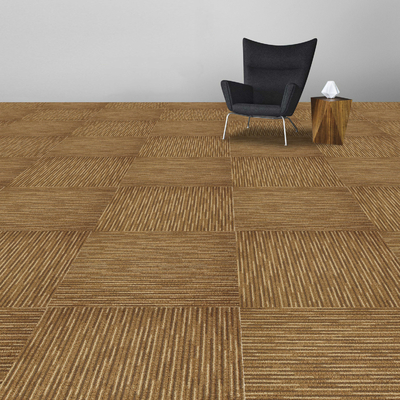 High Low Nylon Carpet Tiles 50cm Polypropylene Solution Dyed Carpet