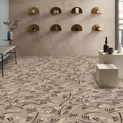 7mm Pile Nylon Printed Carpet Tufted Nordic Style With Action Backing