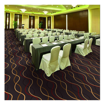Jacquard Auditorium Carpet 80% Wool And 20% Nylon Width 4m