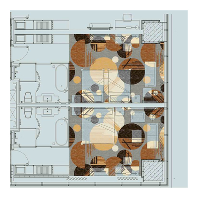 80% Wool 20% Nylon Luxury Hospitality Carpet Cut Pile Axminster Carpet