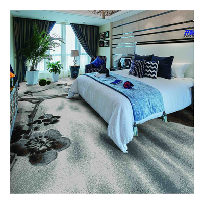 Chinese Ink Painting Style Carpet Woven Axminster Carpet For Hotel Corridor