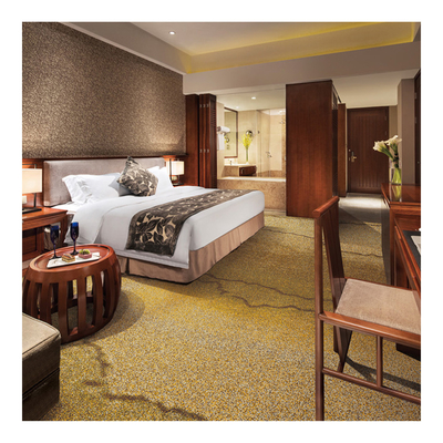Flame Resistance Luxury Hospitality Carpet For Room Wool Wall To Wall Carpet