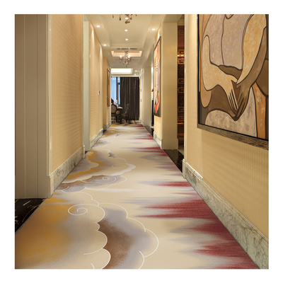 Colorful Nylon Pattern Carpet Tufted Flocked Broadloom Carpet
