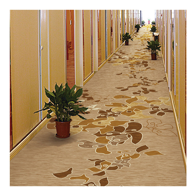 Colorful Nylon Pattern Carpet Tufted Flocked Broadloom Carpet